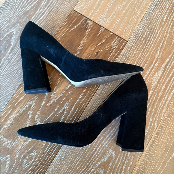 Sam Edelman Halton black suede block heel - Picture 2 of 11